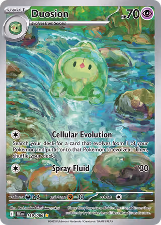 Duosion 119/86 Pokemon card