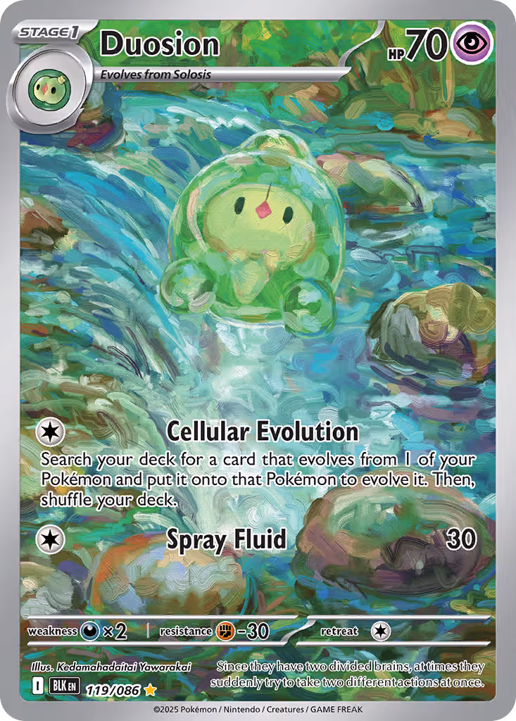 Duosion 119/86 Pokemon card
