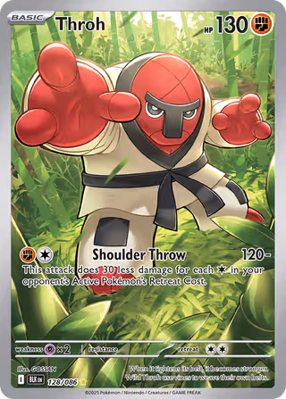 Throh 128/86 Pokemon card
