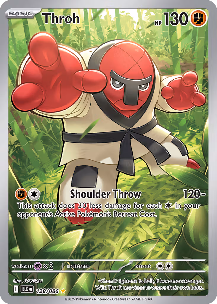 Throh 128/86 Pokemon card
