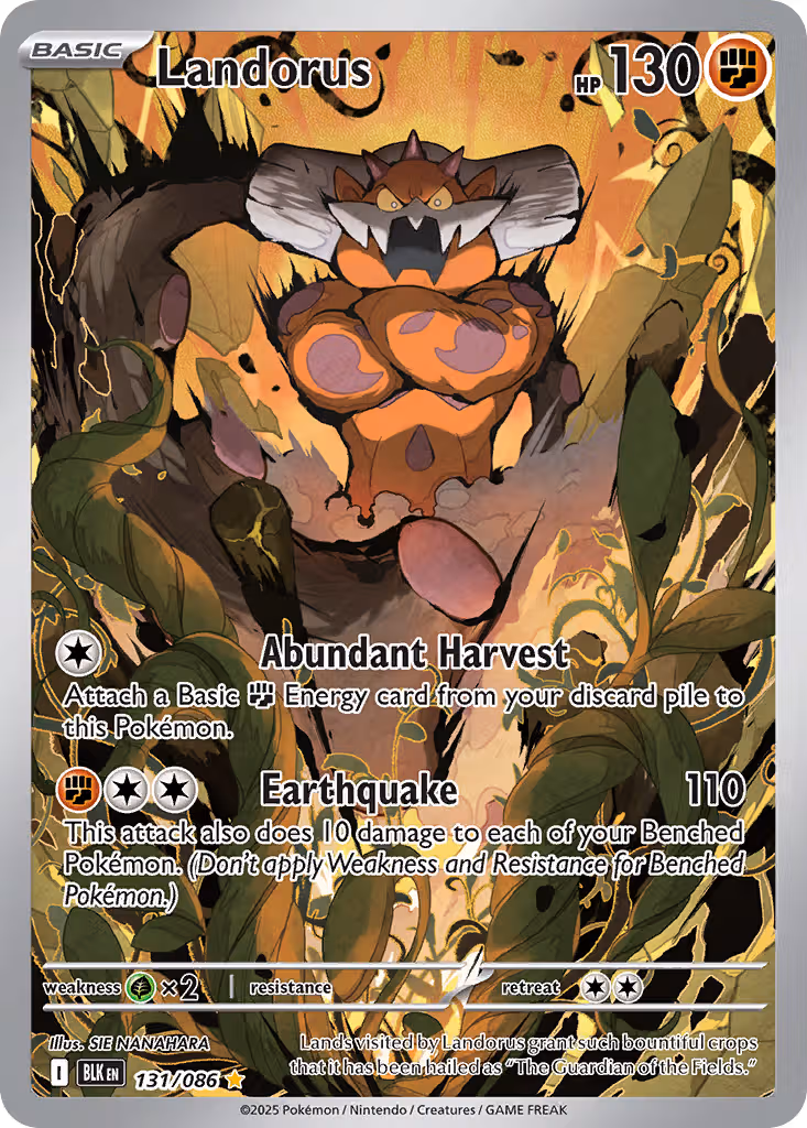 Landorus 131/86 Pokemon card