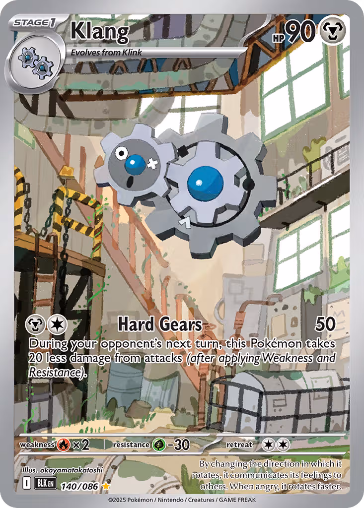 Klang 140/86 Pokemon card