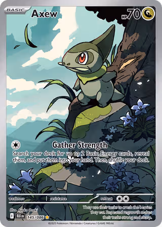 Axew 145/86 Pokemon card