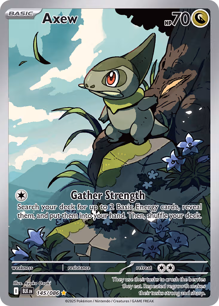 Axew 145/86 Pokemon card