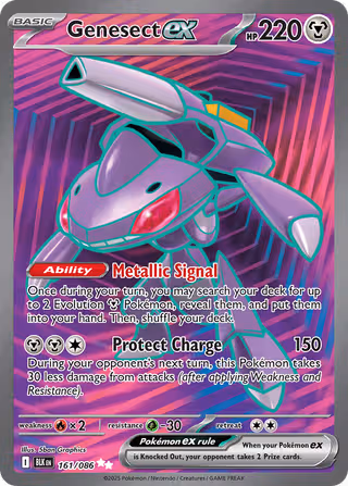 Genesect ex 161/86 Pokemon card