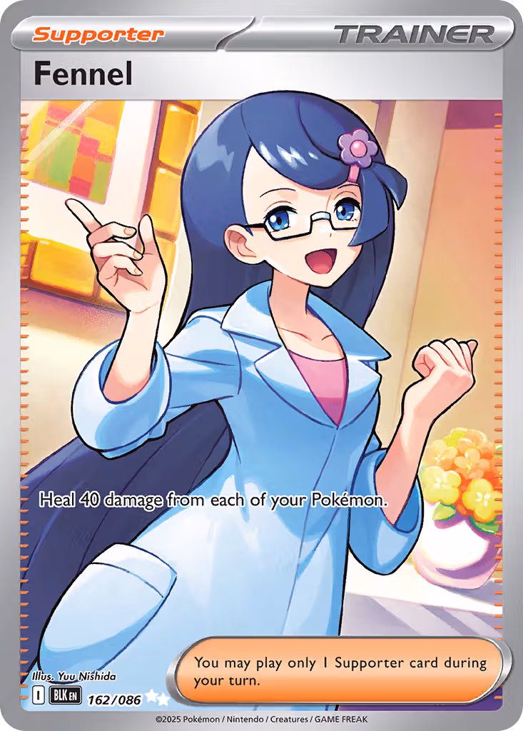Fennel 162/86 Pokemon card
