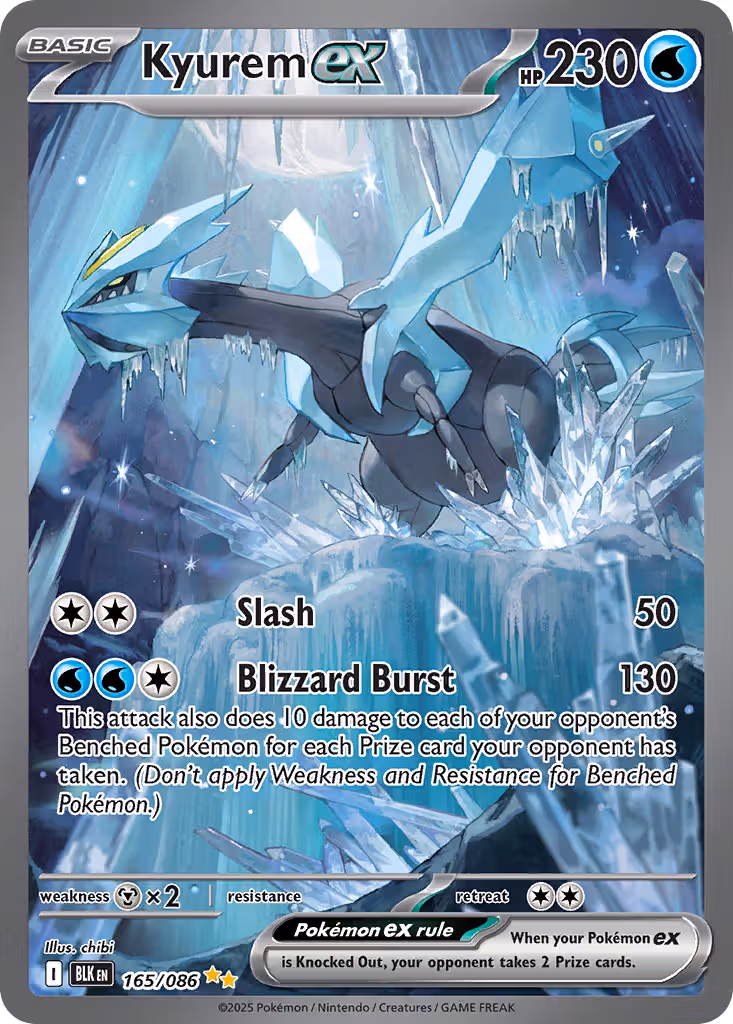 Kyurem ex 165/86 Pokemon card