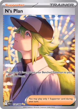 N's Plan 170/86 Pokemon card