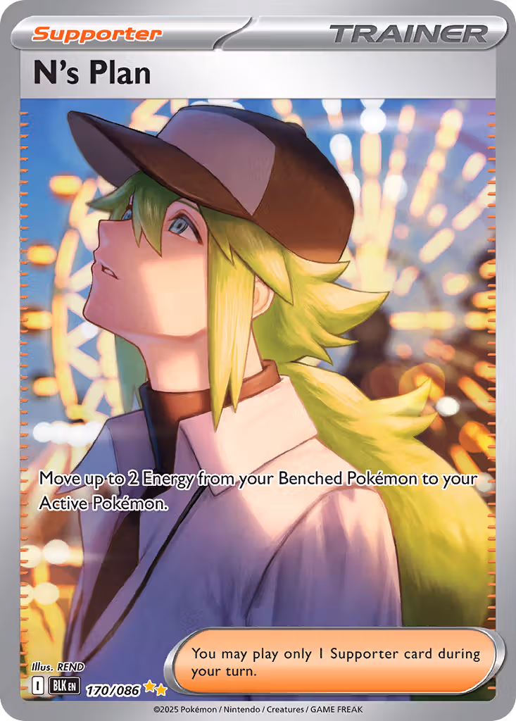 N's Plan 170/86 Pokemon card