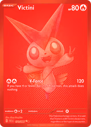 Victini 171/86 Pokemon card