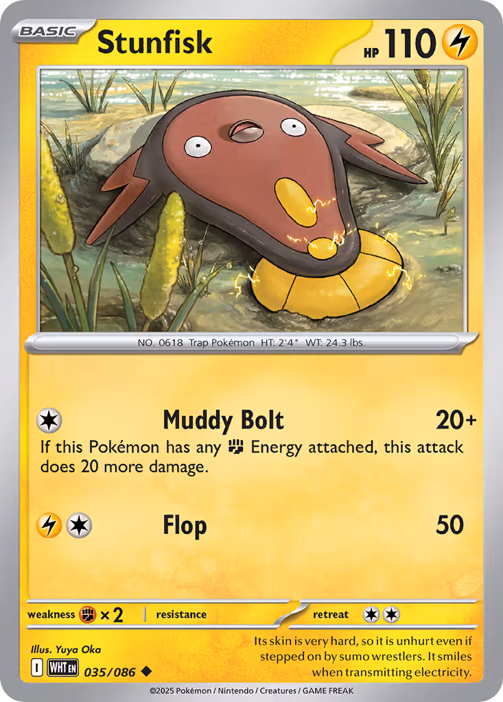 Stunfisk 35/86 Pokemon card