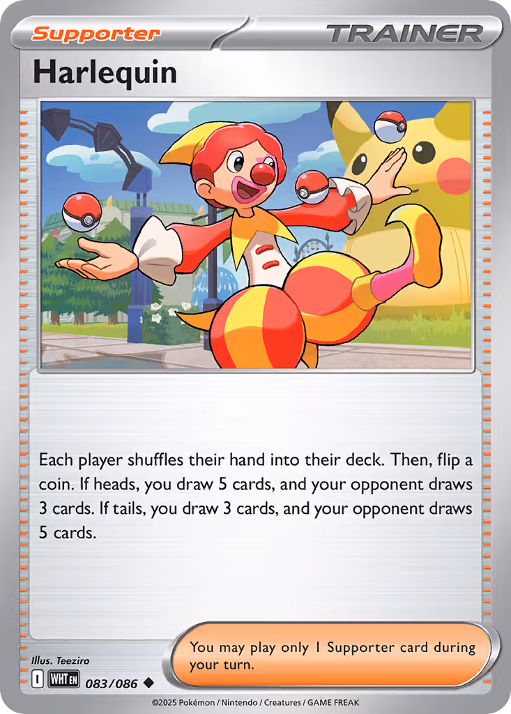 Harlequin 83/86 Pokemon card