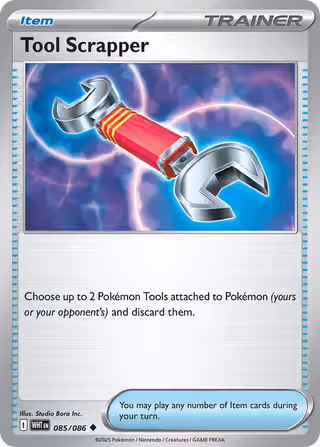 Tool Scrapper 85/86 Pokemon card