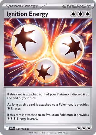 Ignition Energy 86/86 Pokemon card