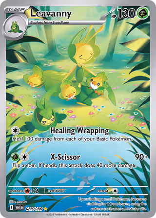 Leavanny 89/86 Pokemon card