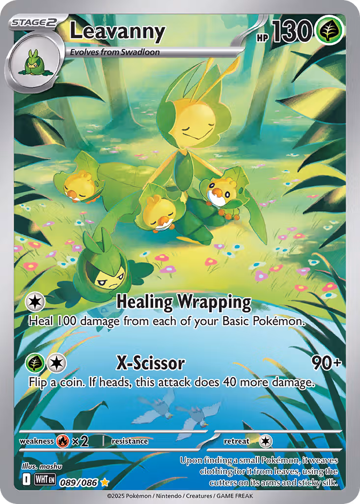 Leavanny 89/86 Pokemon card