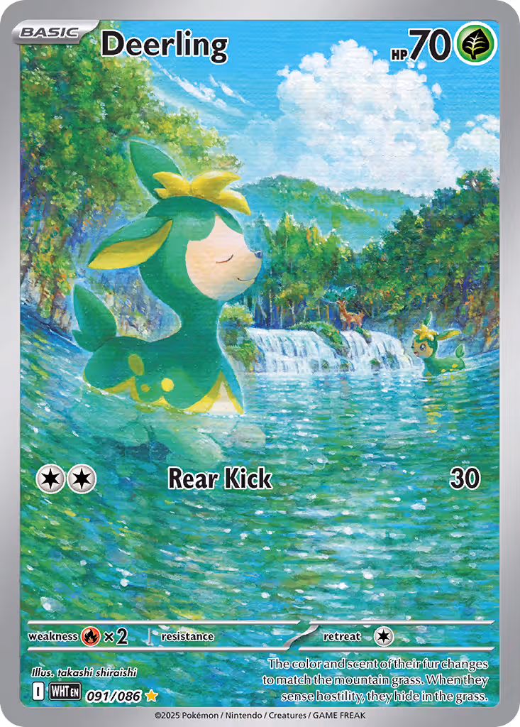 Deerling 91/86 Pokemon card