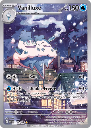 Vanilluxe 113/86 Pokemon card