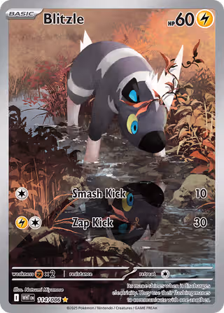 Blitzle 114/86 Pokemon card
