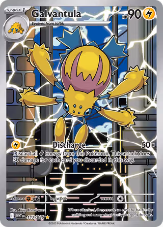 Galvantula 117/86 Pokemon card