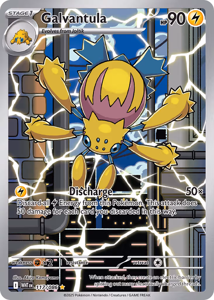 Galvantula 117/86 Pokemon card