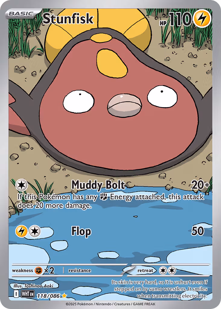 Stunfisk 118/86 Pokemon card