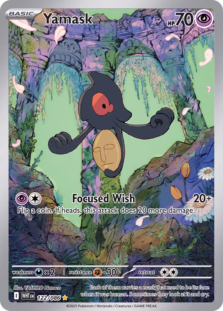 Yamask 122/86 Pokemon card