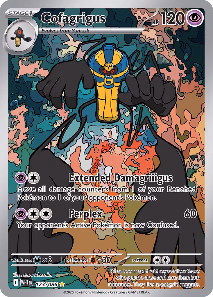 Cofagrigus 123/86 Pokemon card
