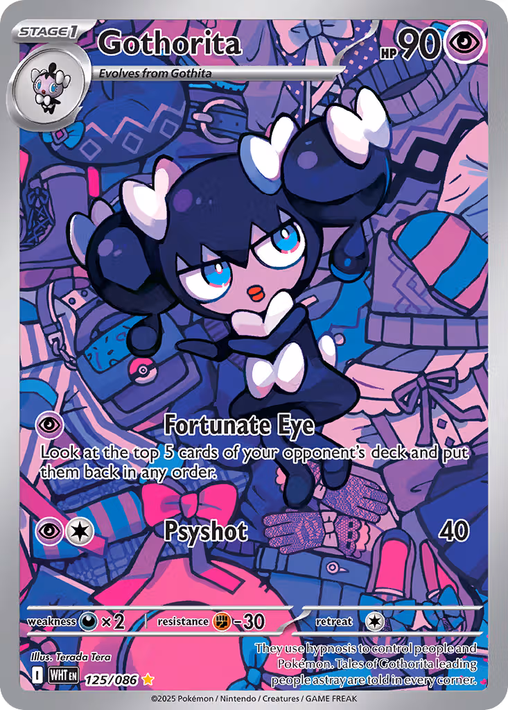 Gothorita 125/86 Pokemon card