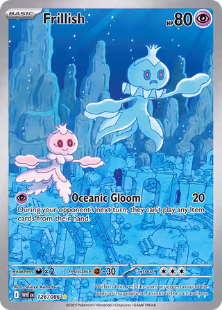 Frillish 126/86 Pokemon card