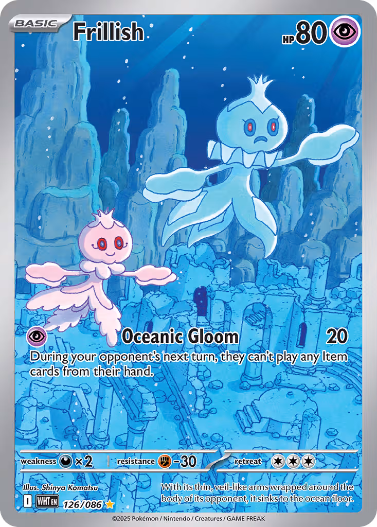 Frillish 126/86 Pokemon card