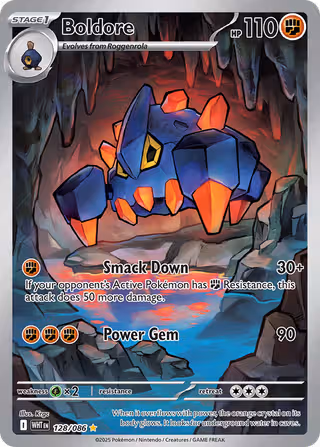 Boldore 128/86 Pokemon card