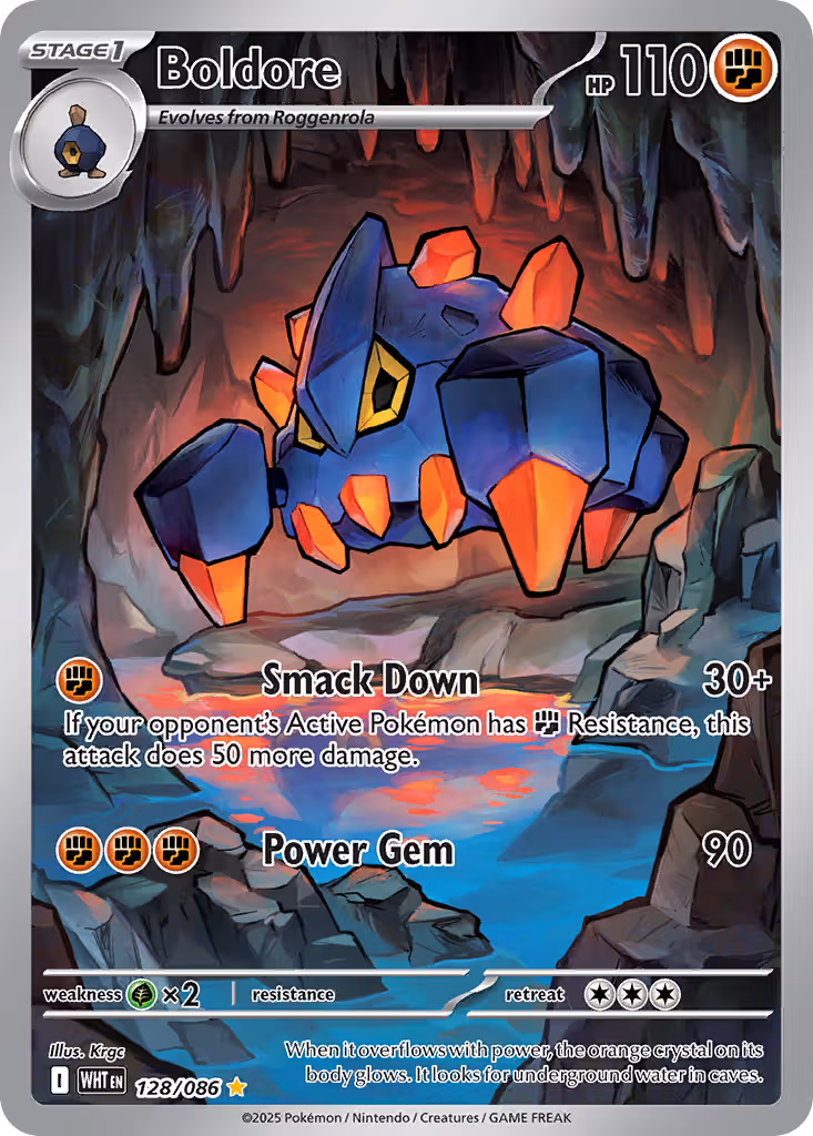 Boldore 128/86 Pokemon card