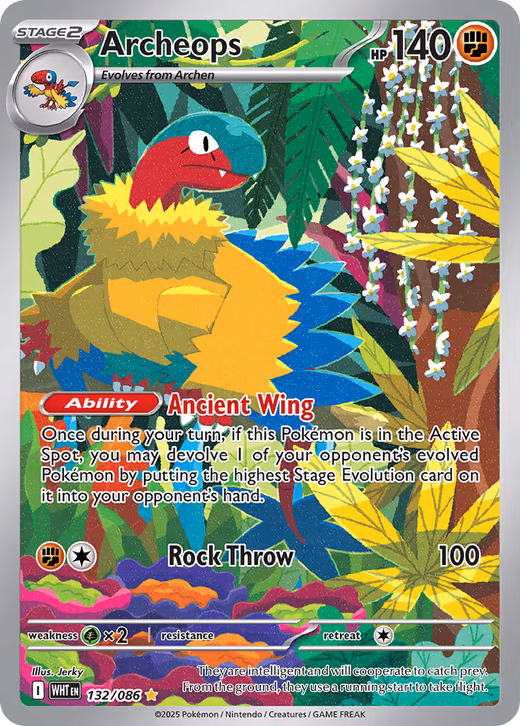 Archeops 132/86 Pokemon card