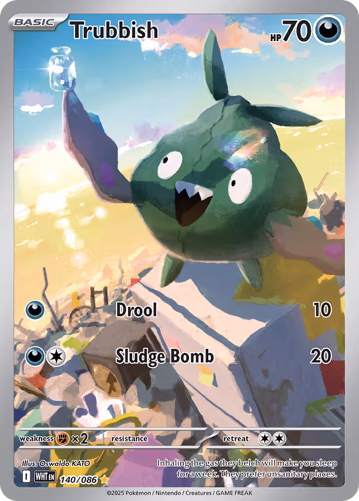 Trubbish 140/86 Pokemon card