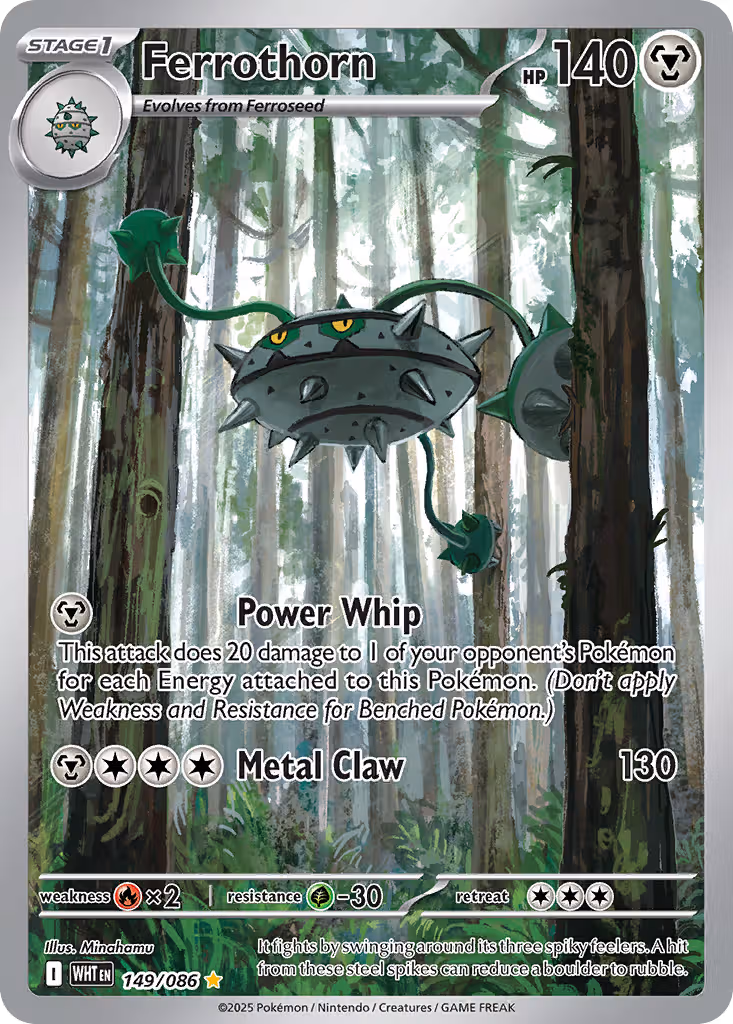 Ferrothorn 149/86 Pokemon card
