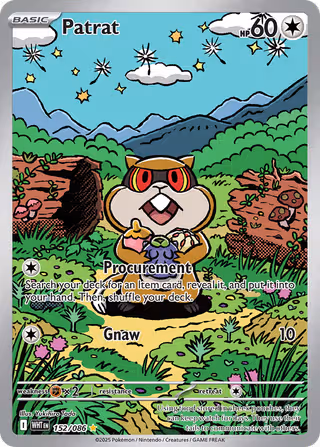 Patrat 152/86 Pokemon card