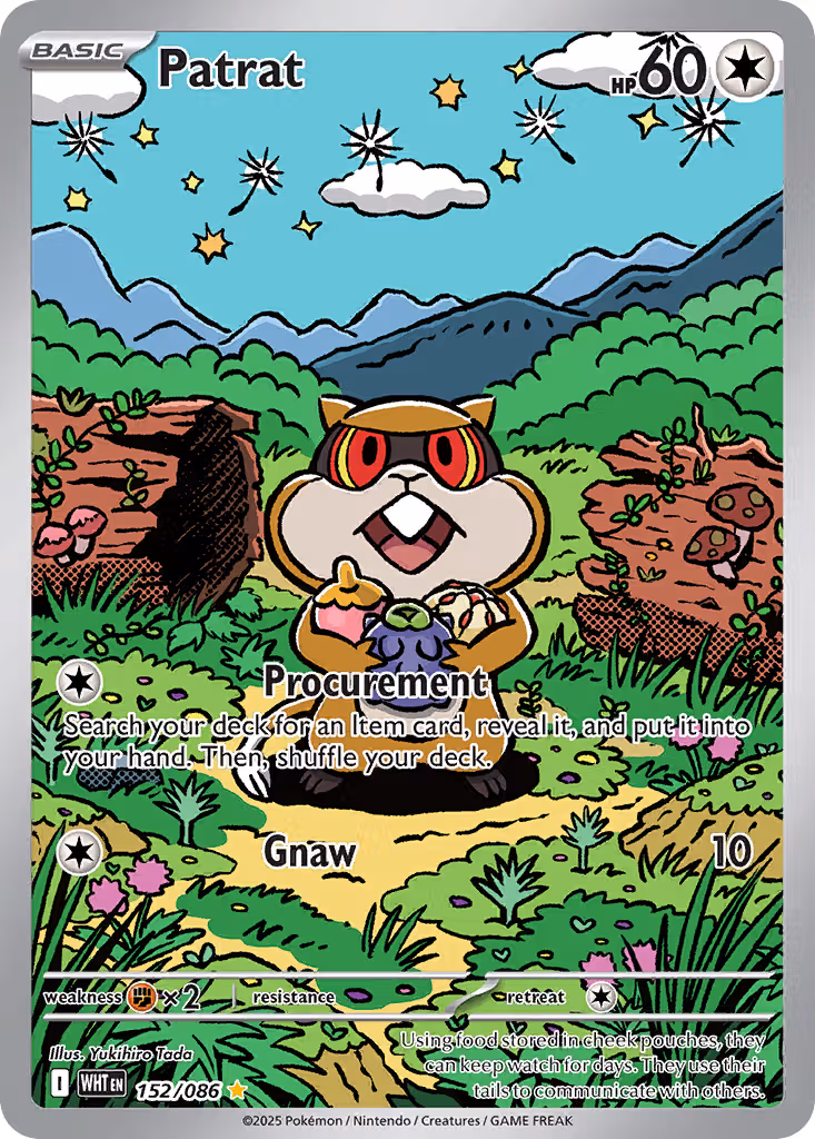 Patrat 152/86 Pokemon card