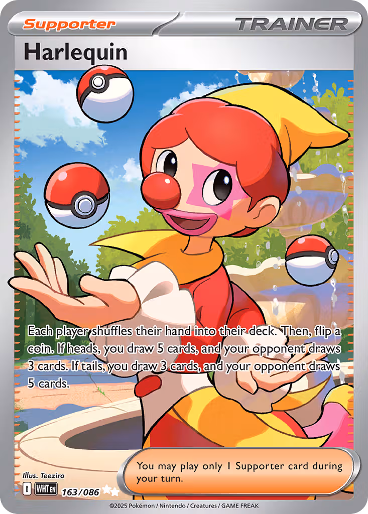 Harlequin 163/86 Pokemon card