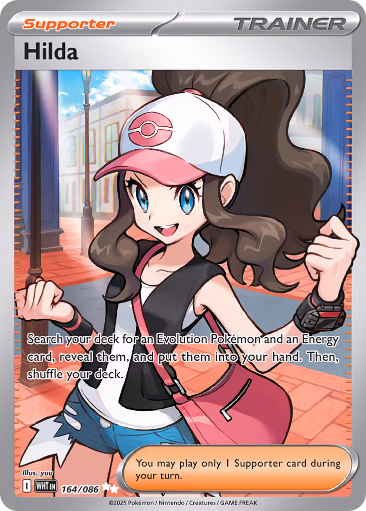 Hilda 164/86 Pokemon card