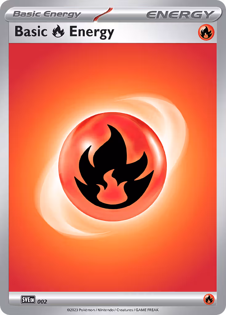 Fire Energy 2/24 Pokemon card