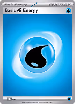 Water Energy 3/24 Pokemon card