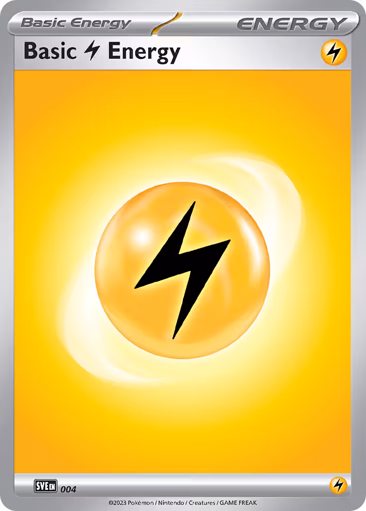 Lightning Energy 4/24 Pokemon card