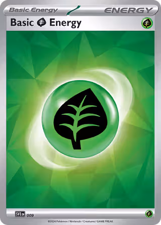 Grass Energy 9/24 Pokemon card