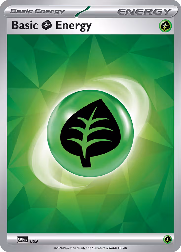Grass Energy 9/24 Pokemon card