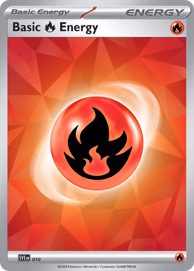 Fire Energy 10/24 Pokemon card