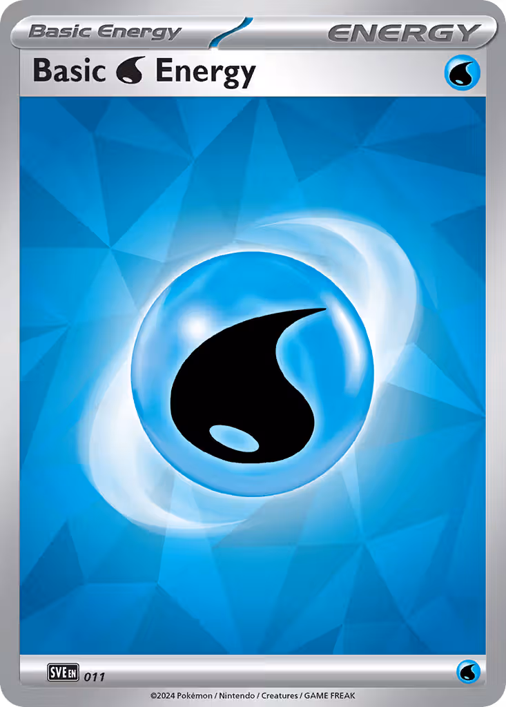 Water Energy 11/24 Pokemon card