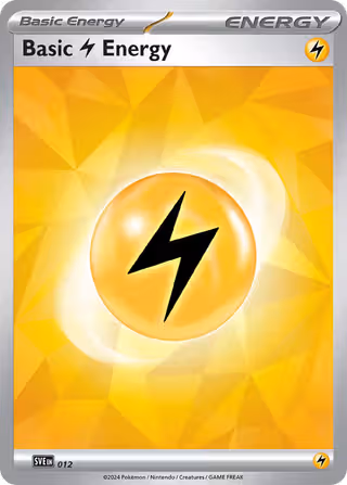 Lightning Energy 12/24 Pokemon card