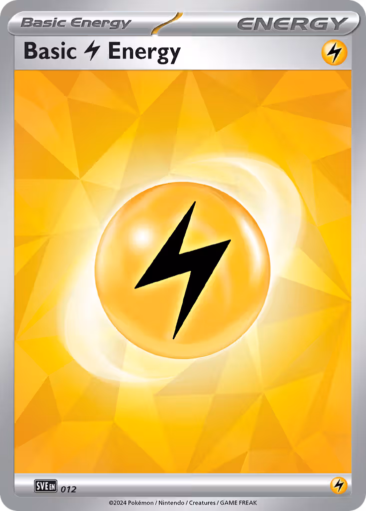 Lightning Energy 12/24 Pokemon card