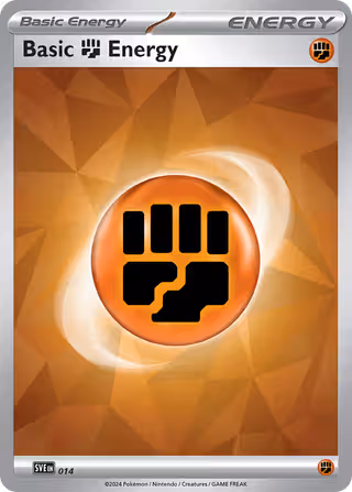Fighting Energy 14/24 Pokemon card